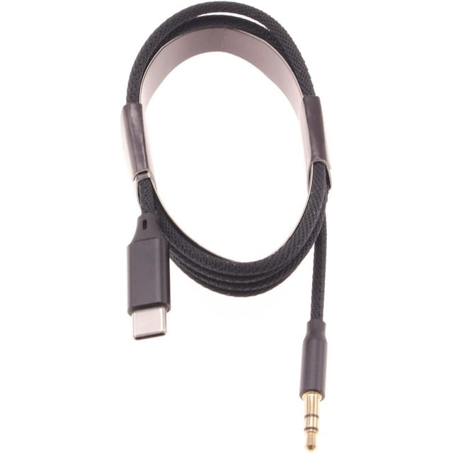 Aux Cable USBC to 3.5mm Audio Cord Car Stereo Auxin Adapter Speaker