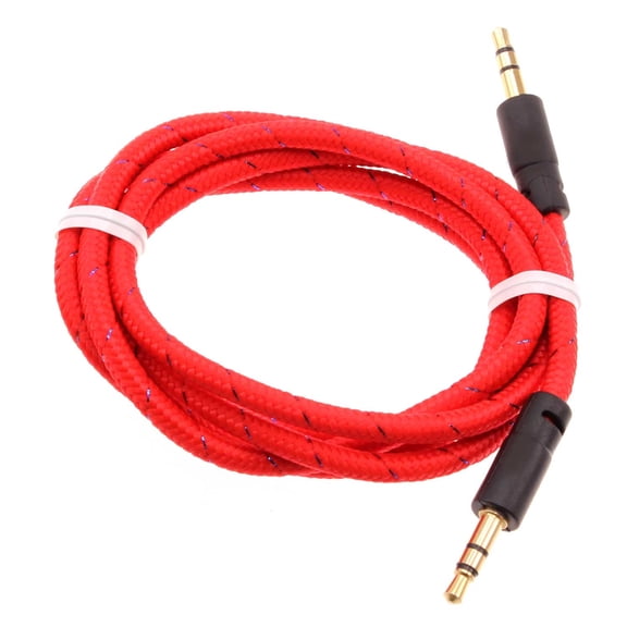 Aux Cable for Amazon Fire HD 10 Kids (13th Gen 2023) - 3.5mm Adapter Car Stereo Aux-in Audio Cord Speaker Jack Wire Braided