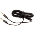 thumbnail image 1 of Aux Cable for Boost Mobile Celero 5G Plus (2024) - 3.5mm Adapter Car Stereo Aux-in Audio Cord Speaker Jack Wire Coiled, 1 of 3