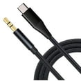 thumbnail image 1 of Aux Cable for TCL 30 T - USB-C to 3.5mm Audio Cord Car Stereo Aux-in Adapter Speaker Jack Wire Braided for 30 T, 1 of 7