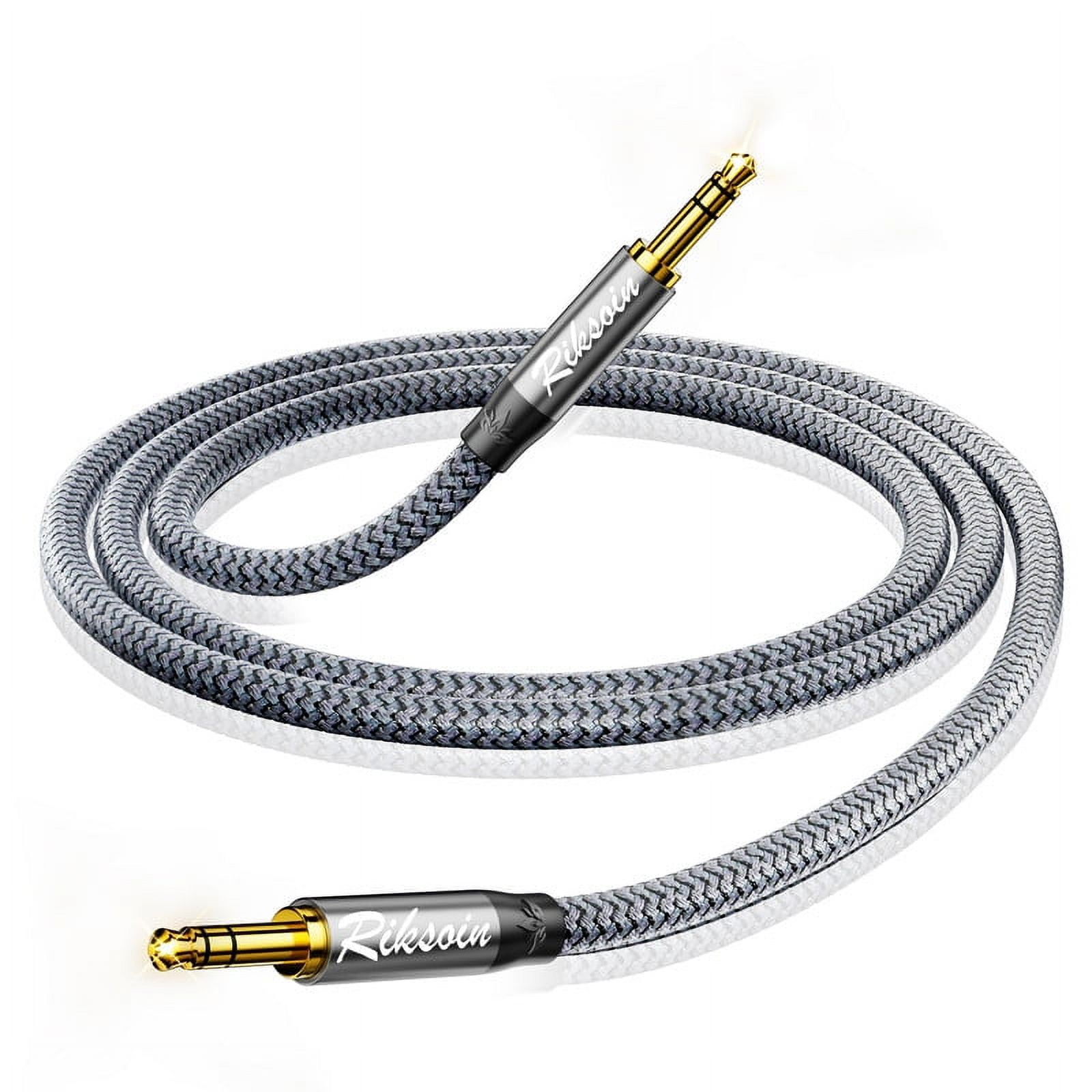Aux cord 3 5mm male to male auxiliary audio cable shielded hi fi