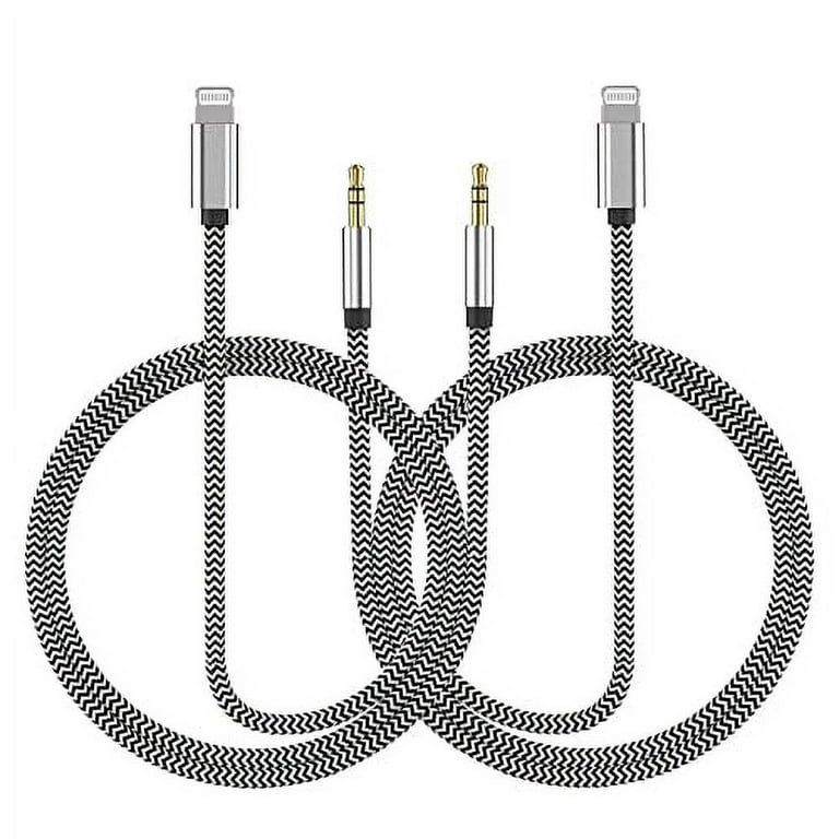 Aux Cord for iPhone, Apple MFi Certified Lightning to 3.5mm Aux Cable for  Car Compatible with iPhone 14 13 12 11 Pro Max XS XR X 8 7 6 iPad iPod to