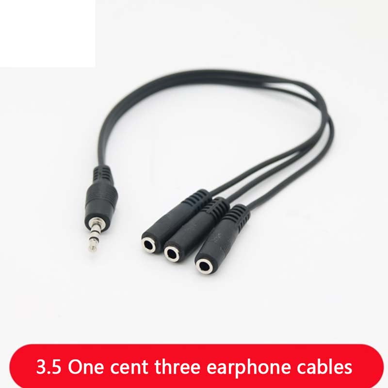 Aux Multi Headphone Earphone Audio Splitter Adapter 3.5mm Jack HUB