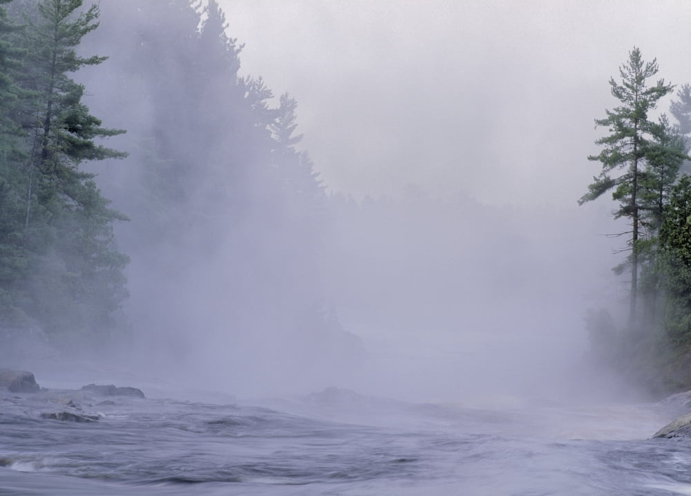Aux Sables River Chutes Provincial Park Ontario Canada Canvas Art - Darwin Wiggett Design Pics (16 x 11)