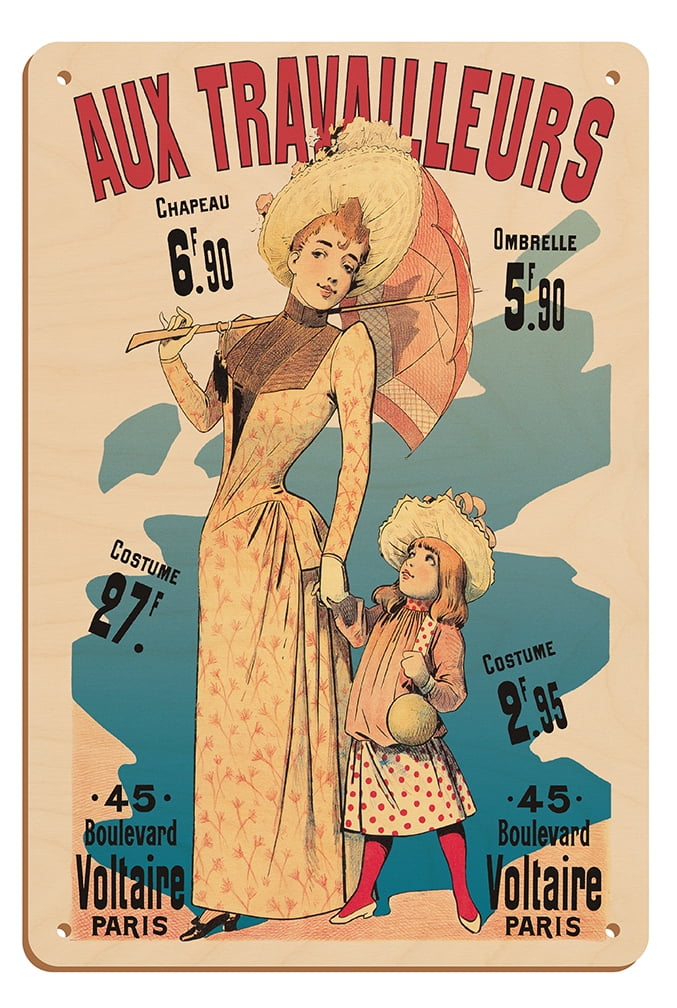Aux Travailleurs Parisian Clothing Store for Women and Children