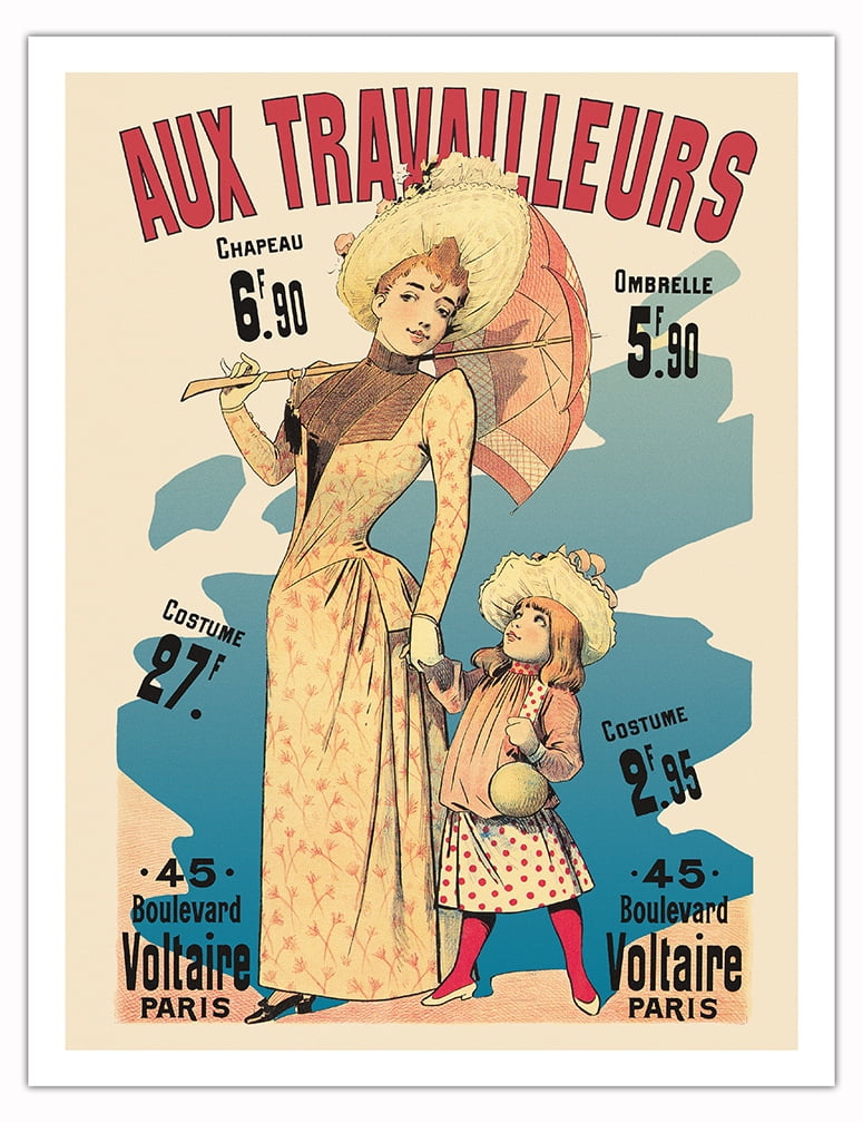 Aux Travailleurs Parisian Clothing Store for Women and Children