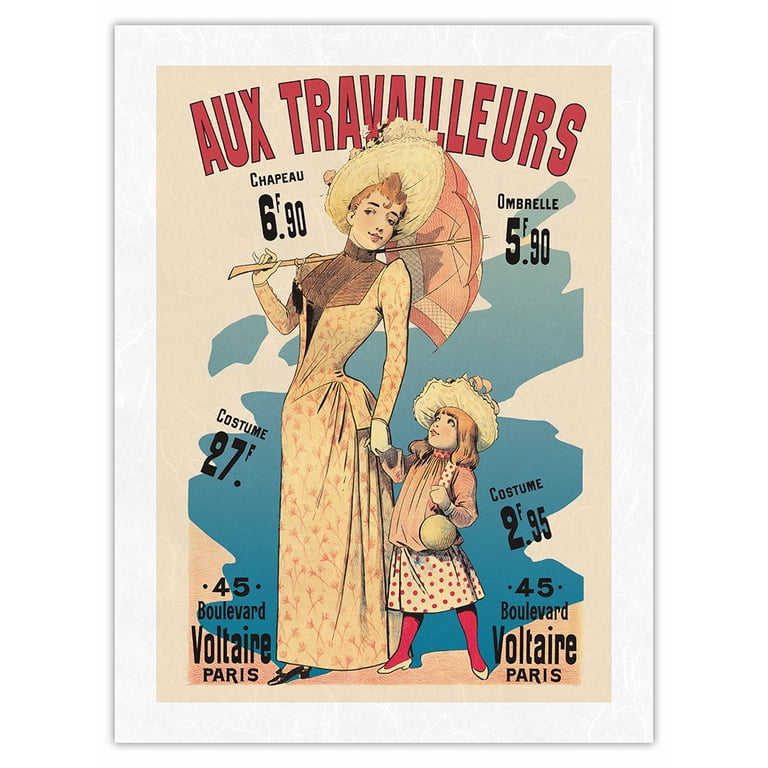 Aux Travailleurs Parisian Clothing Store for Women and Children