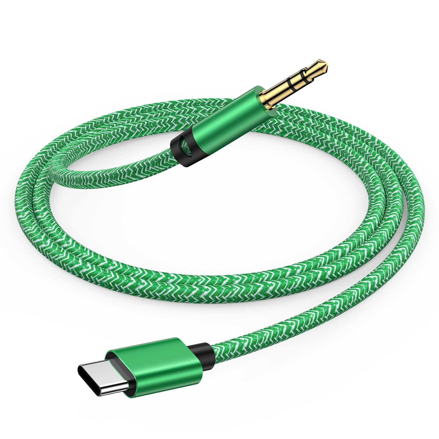 Aux to USB C,ABCPOW Aux Cord to Type C USB C to 3.5mm Aux Adapter Male Aux Cord Jack Cable for