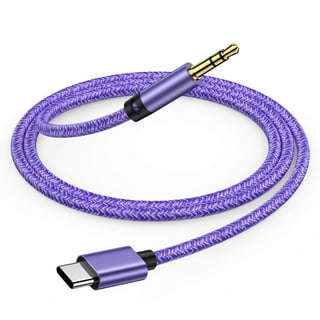 Cable Mini usb a jack 3,5 audio / Mini USB a 3.5mm Audio Cable - blanco 