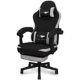 thumbnail image 1 of Auxe Gaxe Gaming Chairs for Adults with Footrest,Ergonomic Fabric PC Gaming Chair,High Back Reclining Computer Chair with Lumbar Support,Headrest, 1 of 9