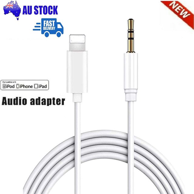 Auxiliary Cable 3.5mm Car Aux Audio Cable Adapter for iPhone 11/12