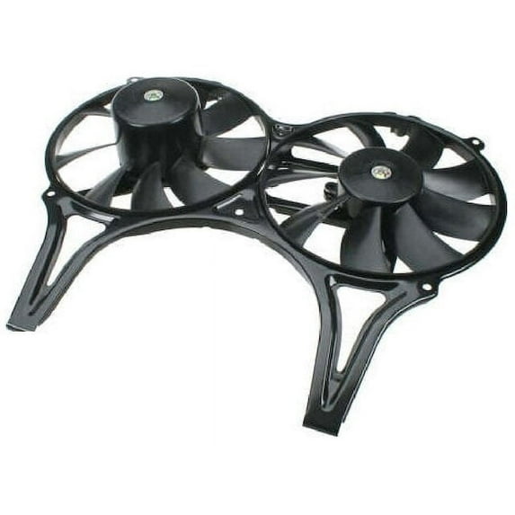 Auxiliary Engine Cooling Fan Assembly - Compatible with 1998 - 2002 Mercedes-Benz E430 1999 2000 2001
