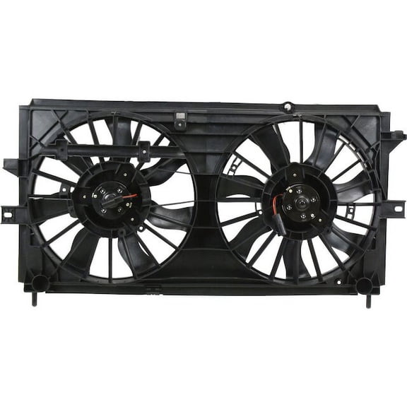 Auxiliary Engine Cooling Fan Assembly - Compatible with 2000 - 2003 Chevy Impala 2001 2002