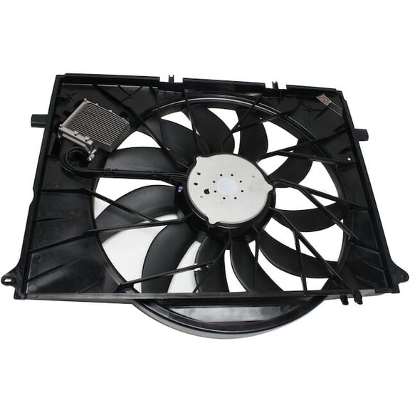 Auxiliary Engine Cooling Fan Assembly - Compatible with 2003 - 2008 Mercedes-Benz SL55 AMG 2004 2005 2006 2007
