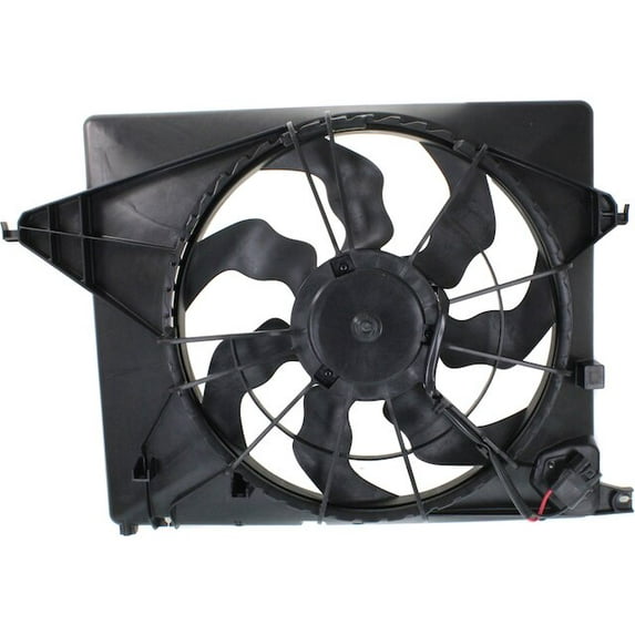 Auxiliary Engine Cooling Fan Assembly - Compatible with 2010 - 2012 Hyundai Santa Fe 2011