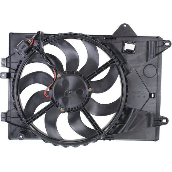Auxiliary Engine Cooling Fan Assembly - Compatible with 2012 - 2018 Chevy Sonic 2013 2014 2015 2016 2017