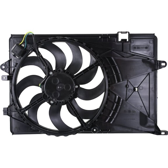 Auxiliary Engine Cooling Fan Assembly - Compatible with 2012 - 2020 Chevy Sonic 2013 2014 2015 2016 2017 2018 2019