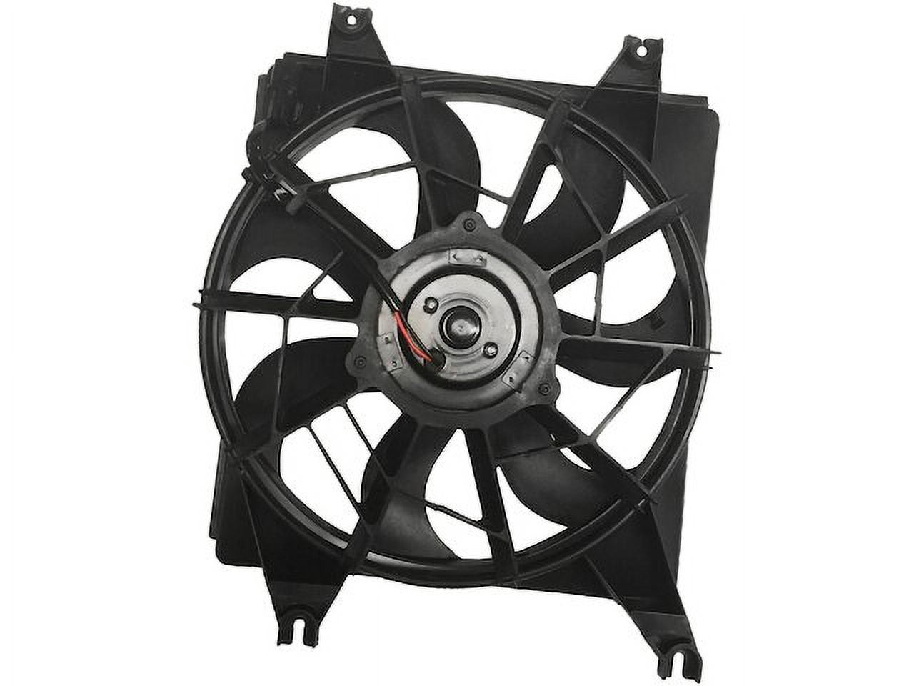 Auxiliary Fan Assembly - Compatible with 1995 - 1999 Hyundai Accent 1.5L 4-Cylinder 1996 1997 1998