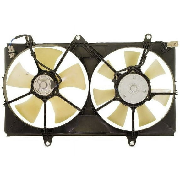Auxiliary Fan Assembly - Compatible with 1998 - 2002 Chevy Prizm 1999 2000 2001