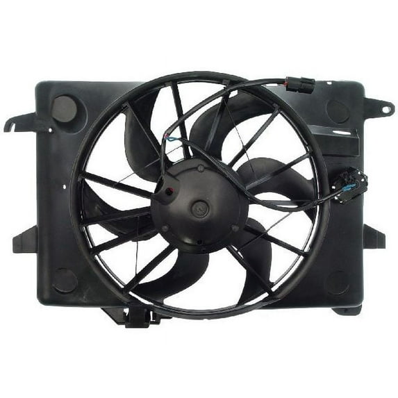 Auxiliary Fan Assembly - Compatible with 2000 - 2002 Lincoln Town Car 2001