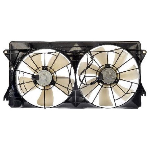 Auxiliary Fan Assembly - Compatible with 2000 - 2005 Toyota Celica 2001 2002 2003 2004