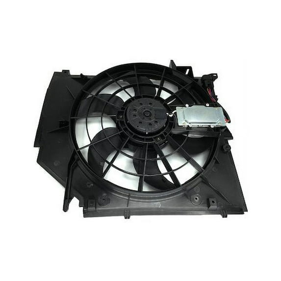 Auxiliary Fan Assembly - Compatible with 2001 - 2006 BMW 325Ci M54 2002 2003 2004 2005