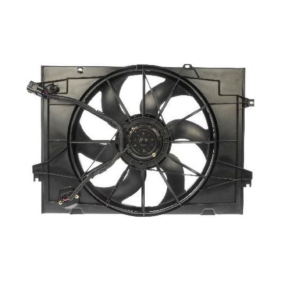 Auxiliary Fan Assembly - Compatible with 2005 - 2009 Hyundai Tucson 2.0L 4-Cylinder 2006 2007 2008