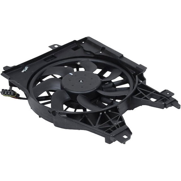 Auxiliary Fan Assembly - Compatible with 2005 - 2013 Chevy Corvette 2006 2007 2008 2009 2010 2011 2012