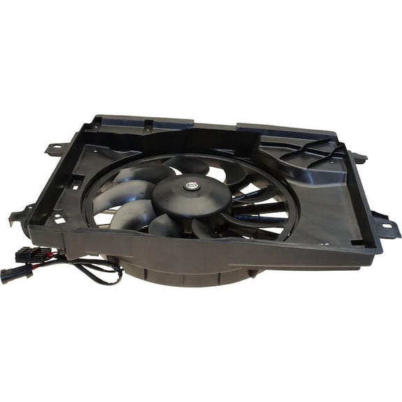 Auxiliary Fan Assembly - Compatible with 2005 - 2013 Chevy Corvette 2006 2007 2008 2009 2010 2011 2012