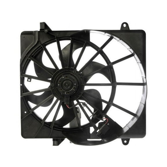 Auxiliary Fan Assembly - Compatible with 2008 - 2012 Jeep Liberty 3.7L V6 2009 2010 2011