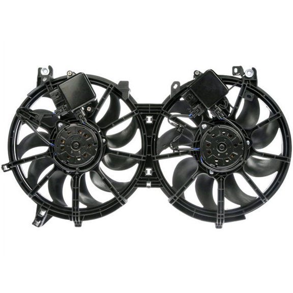 Auxiliary Fan Assembly - Compatible with 2009 - 2013 INFINITI FX50 5.0L V8 2010 2011 2012