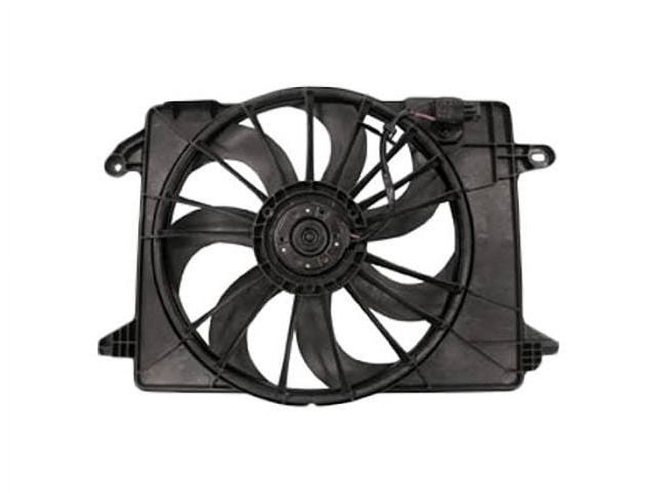 Auxiliary Fan Assembly - Compatible with 2009 - 2021 Dodge Charger 2010 ...