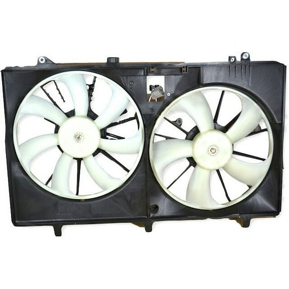 Auxiliary Fan Assembly - Compatible with 2011 - 2016 Toyota Sienna 2012 2013 2014 2015