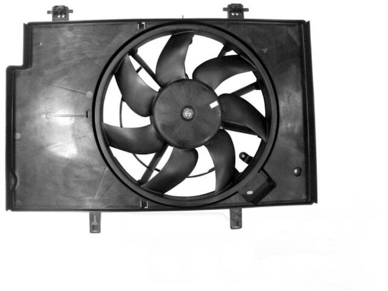 Auxiliary Fan Assembly - Compatible with 2011 - 2019 Ford Fiesta 2012 ...
