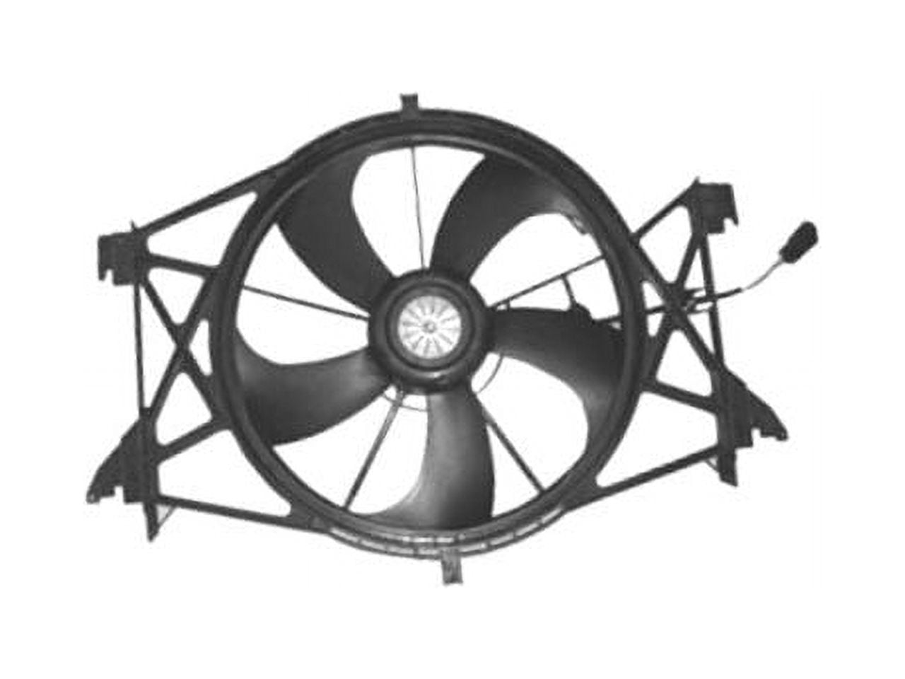 Auxiliary Fan Assembly - Compatible with 2011 - 2021 Ram 1500 2012 2013 ...