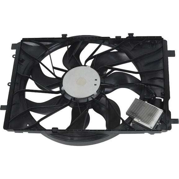 Auxiliary Fan Assembly - Compatible with 2012 - 2014 Mercedes-Benz CLS63 AMG 5.5L V8 2013