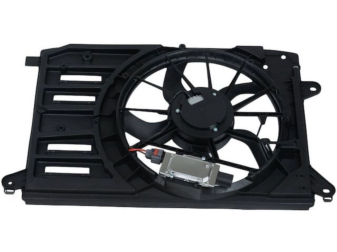 Auxiliary Fan Assembly - Compatible with 2013 - 2020 Ford Fusion 2.0L 4 ...