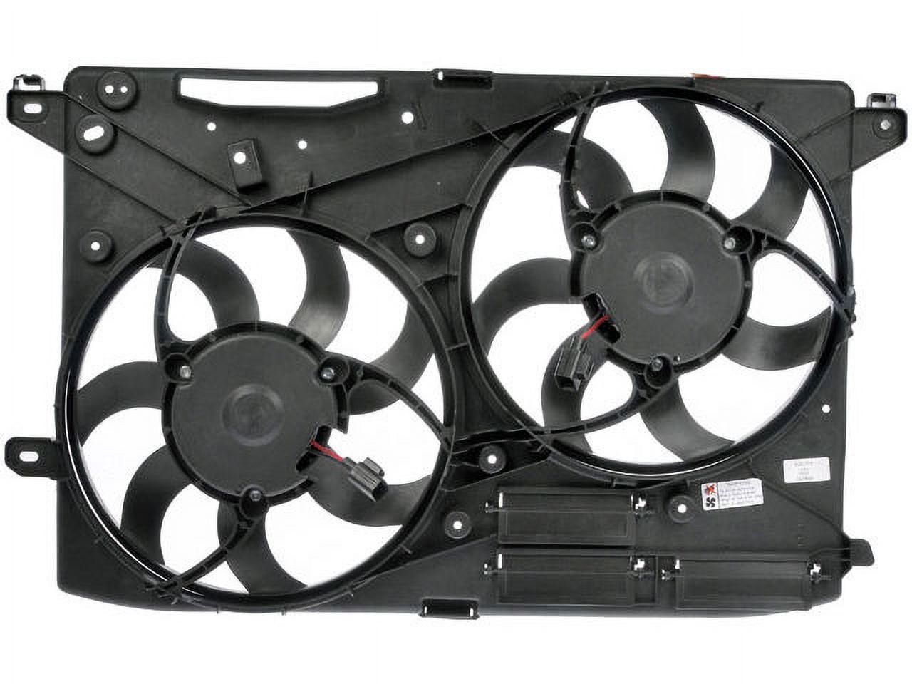 Auxiliary Fan Assembly - Compatible with 2013 - 2020 Ford Fusion 2014 ...