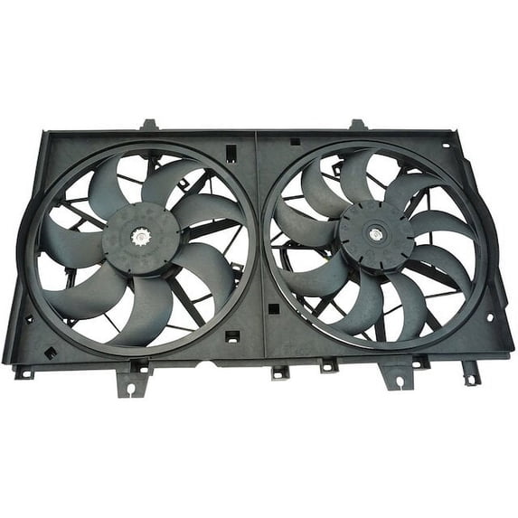 Auxiliary Fan Assembly - Compatible with 2014 - 2017 Nissan Rogue 2015 2016