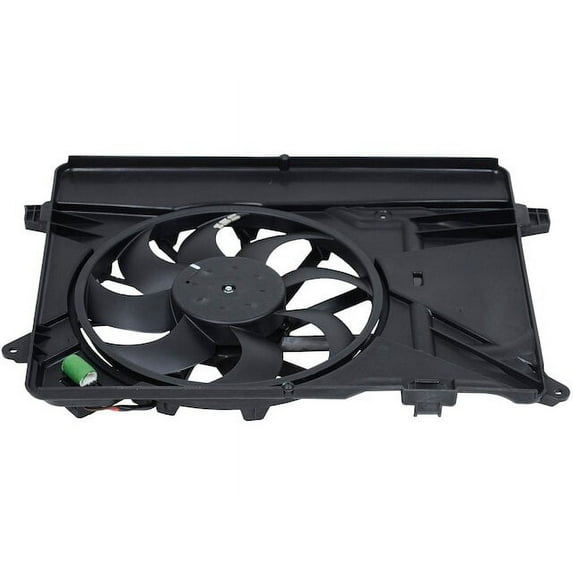 Auxiliary Fan Assembly - Compatible with 2014 - 2018 Buick Encore 2015 2016 2017
