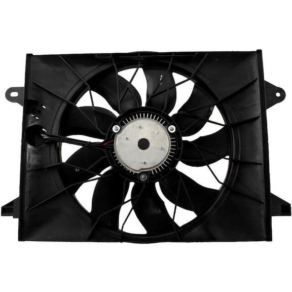 Auxiliary Fan Assembly - Compatible with 2015 - 2021 Dodge Charger S.R.T Hellcat 6.2L V8 2016 2017 2018 2019 2020