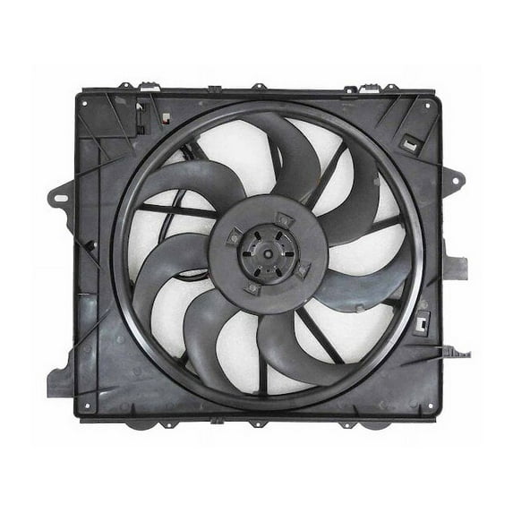 Auxiliary Fan Assembly - Compatible with 2016 - 2019 Cadillac ATS 2017 2018