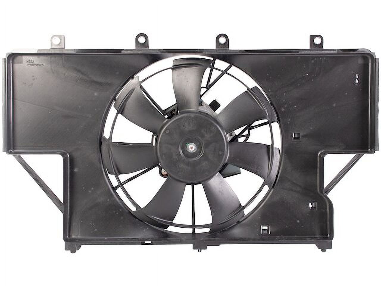TYC 600060 Radiator Cooling Fan Assembly Replacement For 1998-2002 Honda Accord - Direct Fit OE Compatible