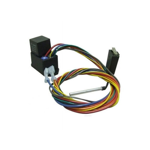 Auxiliary Fan Control Unit - Compatible with 1953 - 2002 Cadillac Eldorado 1954 1955 1956 1957 1958 1959 1960 1961 1962 1963 1964 1965 1966 1967 1968 1969 1970 1971 1972 1973 1974 1975 1976 1977
