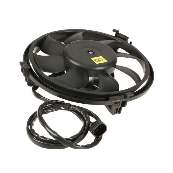 Auxiliary Radiator Fan Assembly - 300W - 280mm - Compatible with 2001 - 2005 Audi Allroad Quattro 2.7L V6 2002 2003 2004