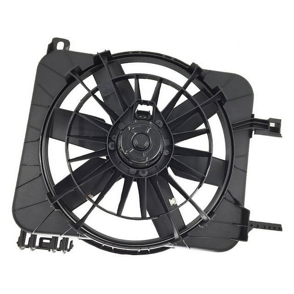 Auxiliary Radiator Fan Assembly - Compatible with 1995 - 2005 Chevy Cavalier with Air Conditioning 1996 1997 1998 1999 2000 2001 2002 2003 2004