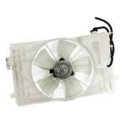 Auxiliary Radiator Fan Assembly - Compatible with 2003 - 2008 Pontiac Vibe 1.8L 2004 2005 2006 2007