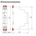 Auxiliary Relay AC/DC12V Relay SPDT Module Relay Din