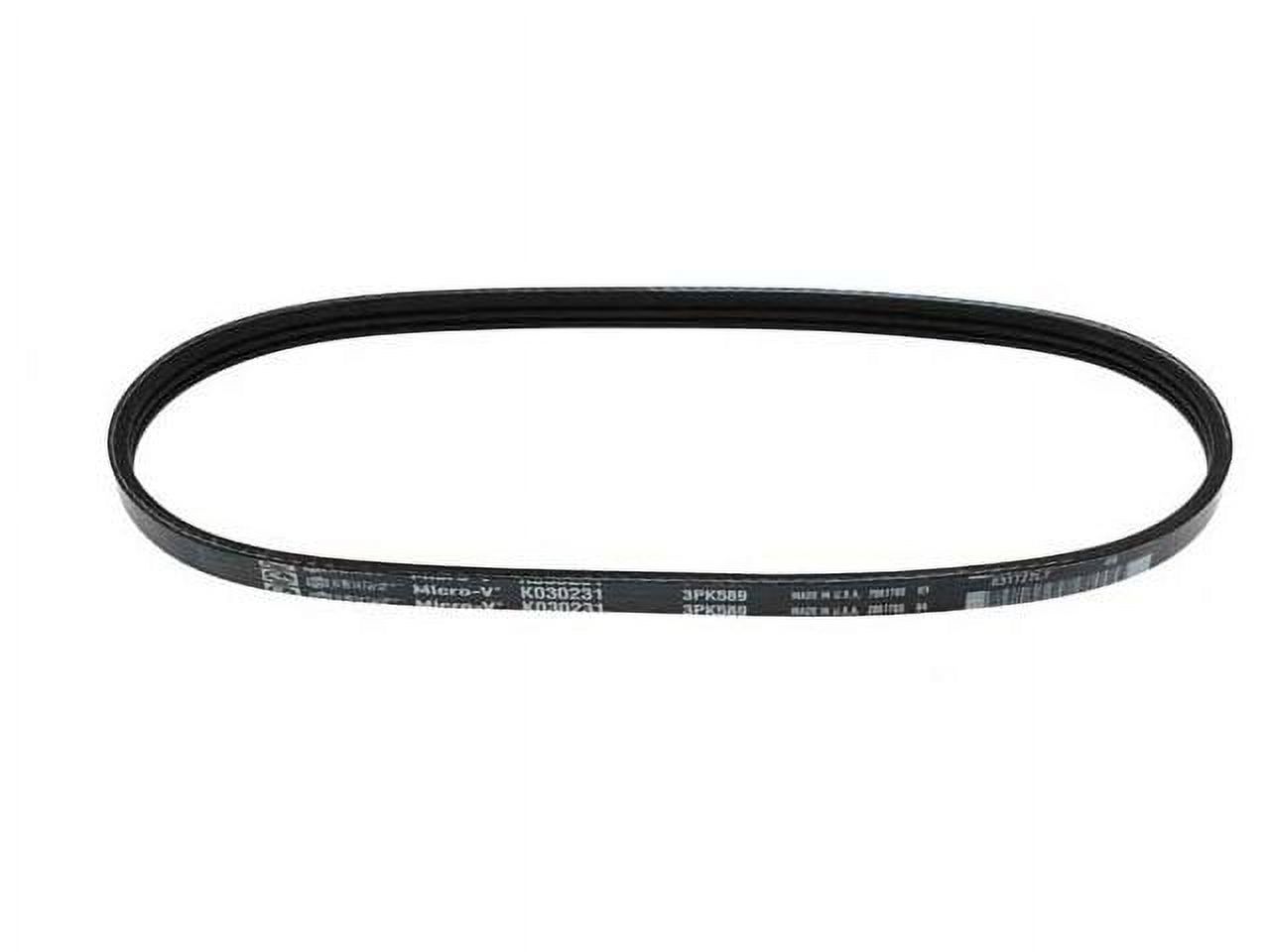 Auxiliary Water Pump Accessory Drive Belt Compatible with 2002 2008