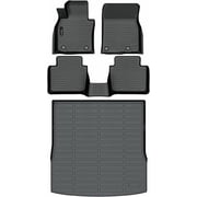 Auxko All Weather Floor Mats Cargo Liner Fit for Mazda CX-50 2023 2024 2025 2026 Not for Hybrid TPE Rubber Liners Set CX50 Accessories All Season Guard Odorless Anti-Slip Floor Mats Cargo Liner